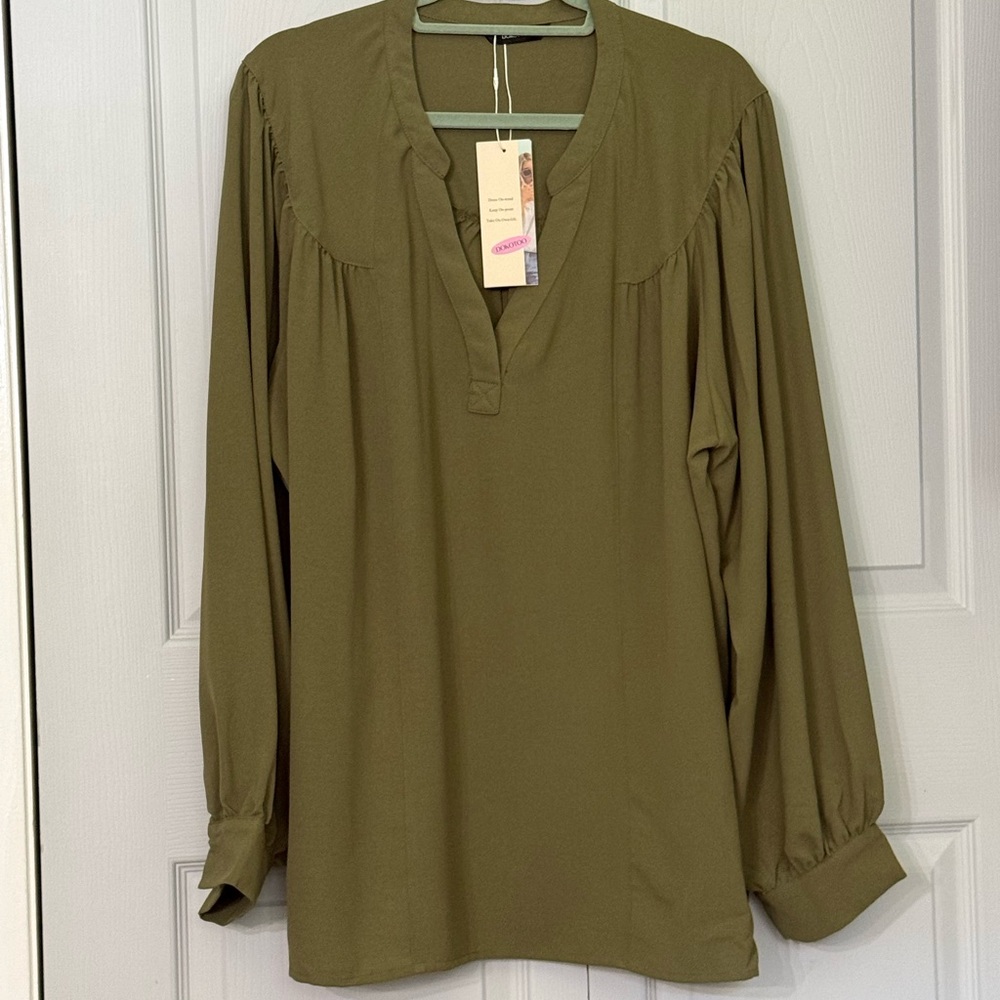 Elegant Olive Blouse for Women